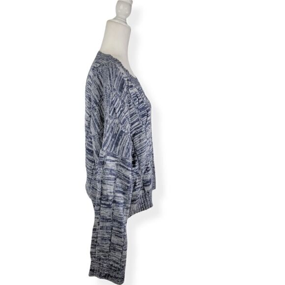 a.n.a Blue Multi knit crewneck sweater - Picture 2 of 5